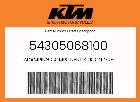 0 KTM OEM Part 54305068100