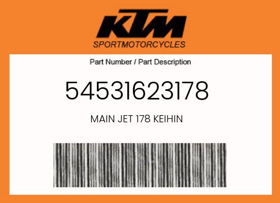 0 KTM OEM Part 54531623178
