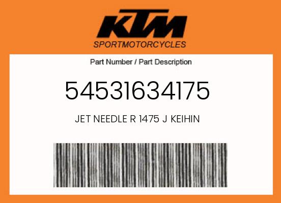 0 KTM OEM Part 54531634175