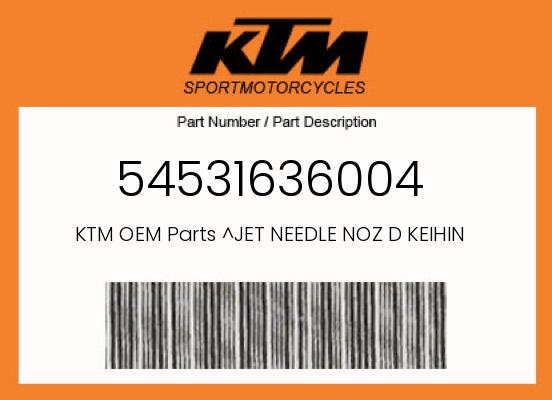 0 KTM OEM Part 54531636004