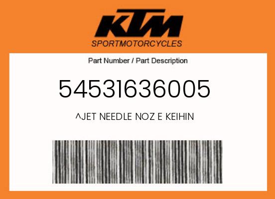 0 KTM OEM Part 54531636005