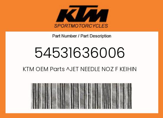 0 KTM OEM Part 54531636006