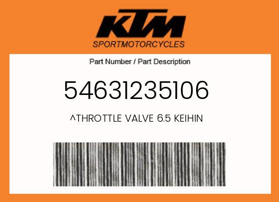 0 KTM OEM Part 54631235106