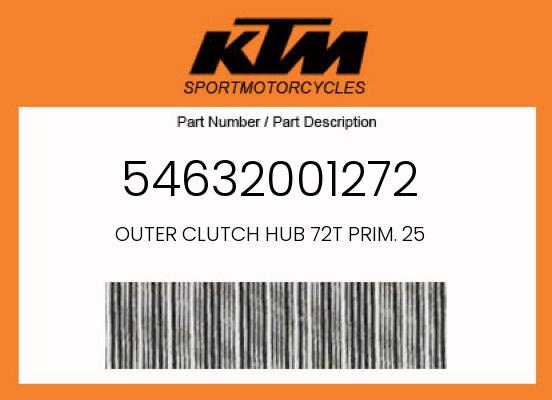OUTER CLUTCH HUB 72T PRIM. 25 undefined