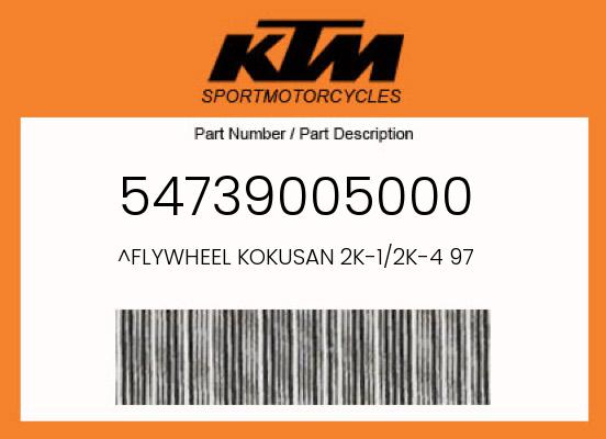 0 KTM OEM Part 54739005000
