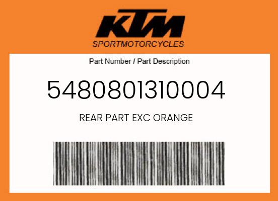 0 KTM OEM Part 5480801310004