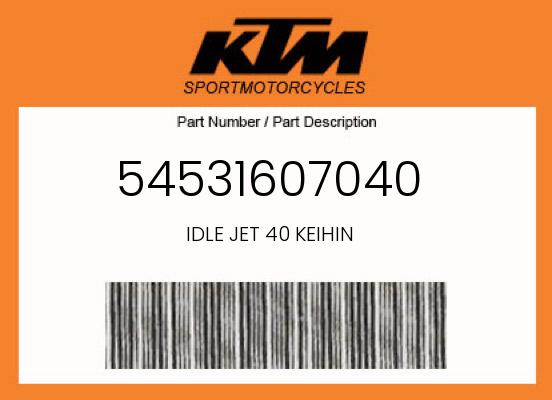 0 KTM OEM Part 54531607040