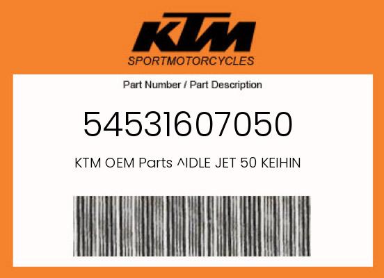 0 KTM OEM Part 54531607050