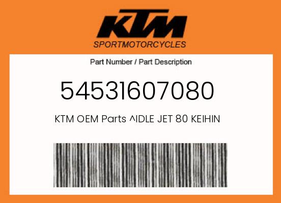 0 KTM OEM Part 54531607080