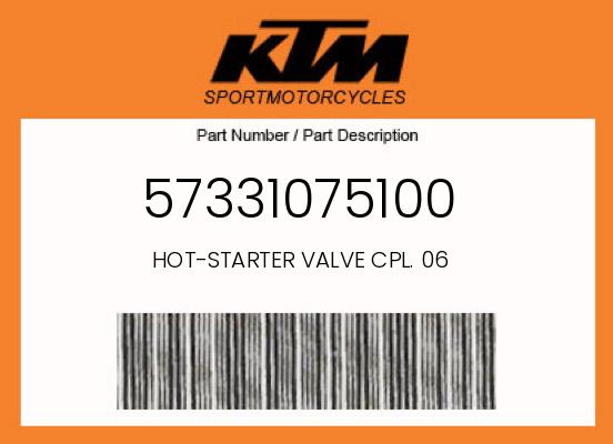 0 KTM OEM Part 57331075100