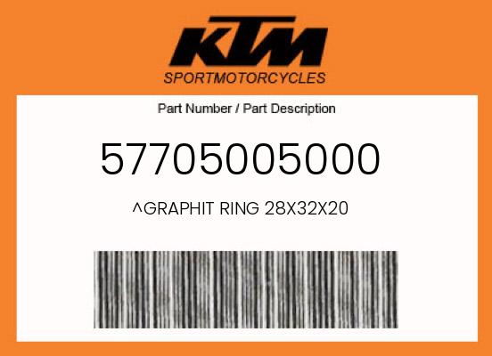 0 KTM OEM Part 57705005000