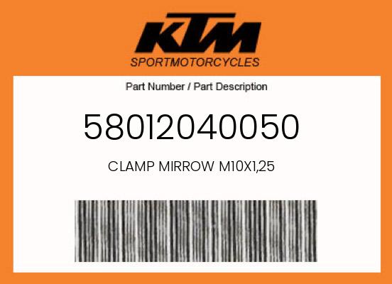 0 KTM OEM Part 58012040050