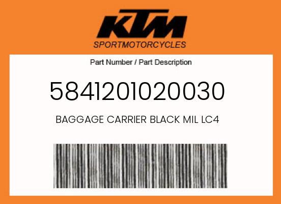 0 KTM OEM Part 5841201020030
