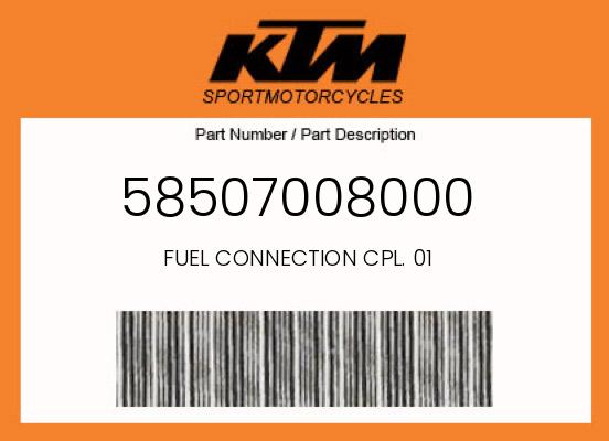 0 KTM OEM Part 58507008000