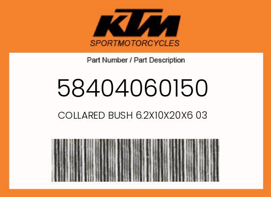 0 KTM OEM Part 58404060150