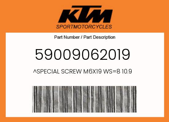 2022 KTM OEM Part 59009062019