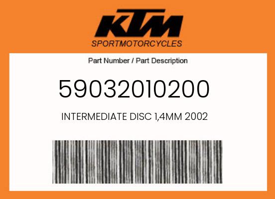 2020 Husqvarna OEM Part 59032010200