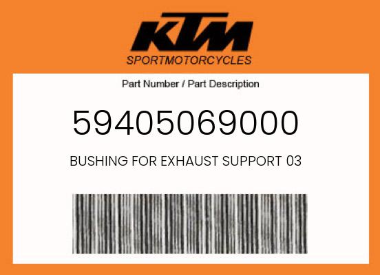 2018 KTM OEM Part 59405069000