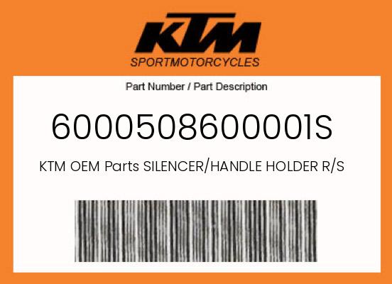 0 KTM OEM Part 6000508600001S