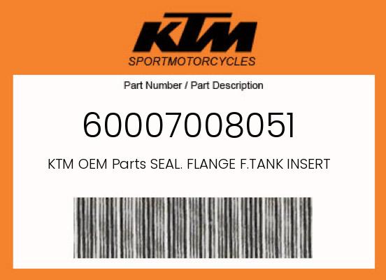 SEAL. FLANGE F.TANK INSERT 03 undefined