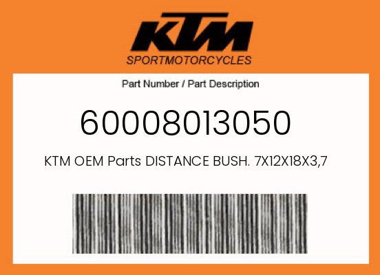 0 KTM OEM Part 60008013050