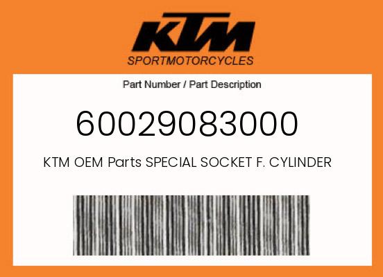 0 KTM OEM Part 60029083000