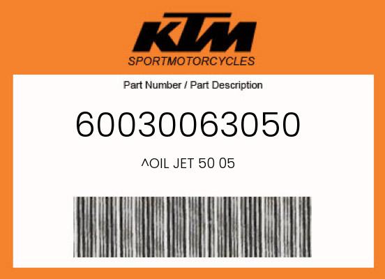 0 Gasgas OEM Part 60030063050