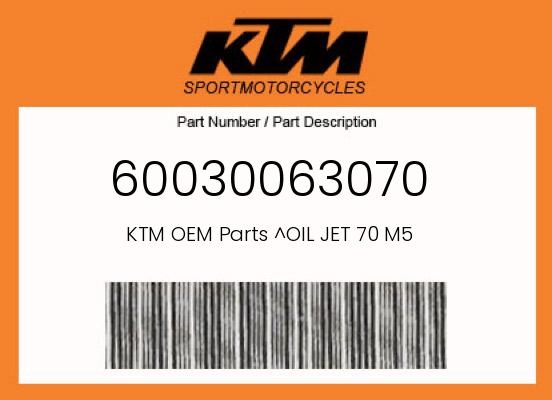 2014 KTM 500XCW OEM Part 60030063070