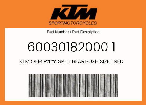 0 KTM OEM Part 60030182000 1