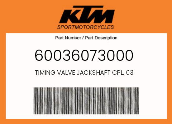 0 KTM OEM Part 60036073000