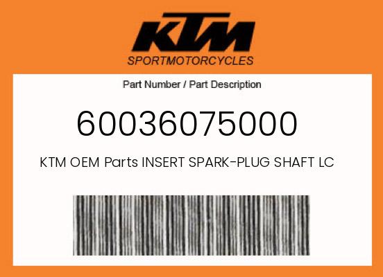 0 KTM OEM Part 60036075000