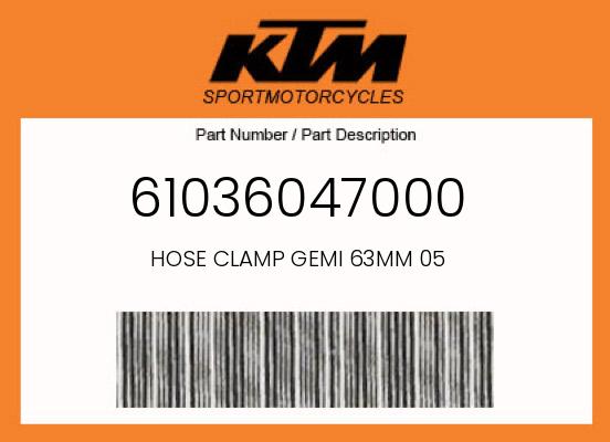 0 Husqvarna OEM Part 61036047000
