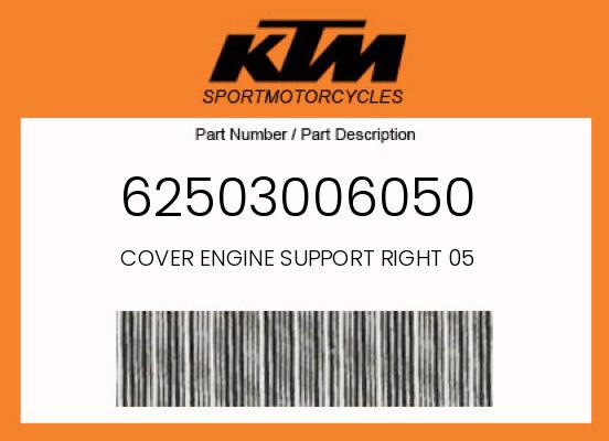 0 KTM OEM Part 62503006050