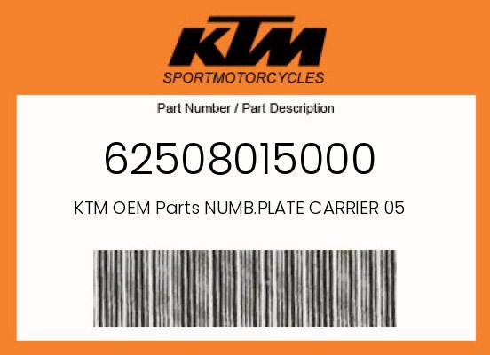 0 KTM OEM Part 62508015000