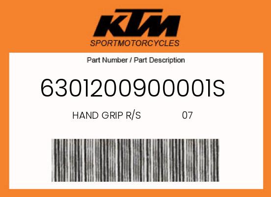 0 KTM OEM Part 6301200900001S