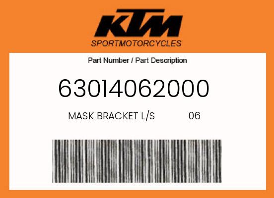 0 KTM OEM Part 63014062000