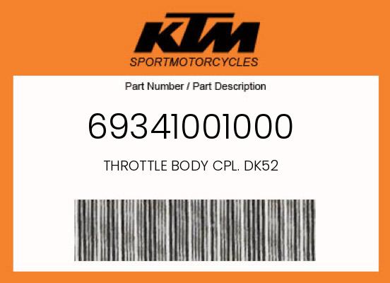 0 KTM OEM Part 69341001000