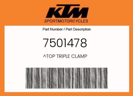 2008 KTM 65XC OEM Part 7501478