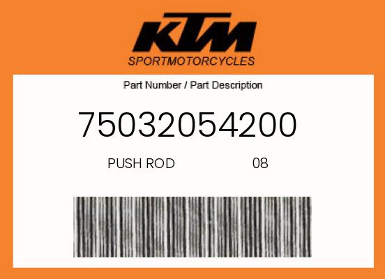 0 KTM OEM Part 75032054200