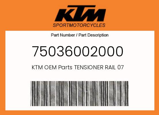 0 KTM OEM Part 75036002000