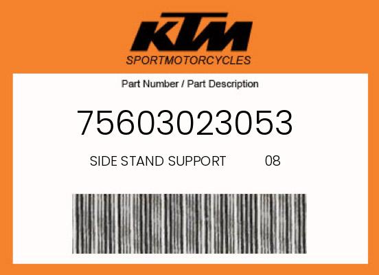0 KTM OEM Part 75603023053