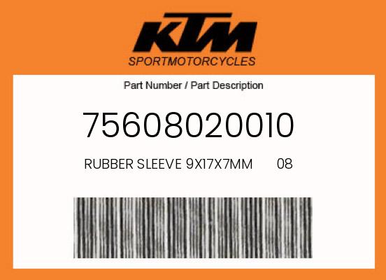 0 KTM OEM Part 75608020010