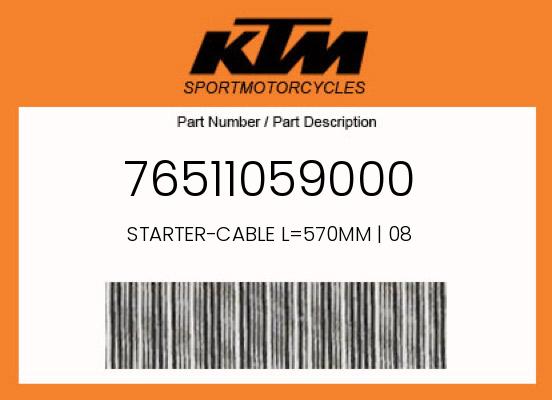 STARTER-CABLE L=570MM | 08 undefined