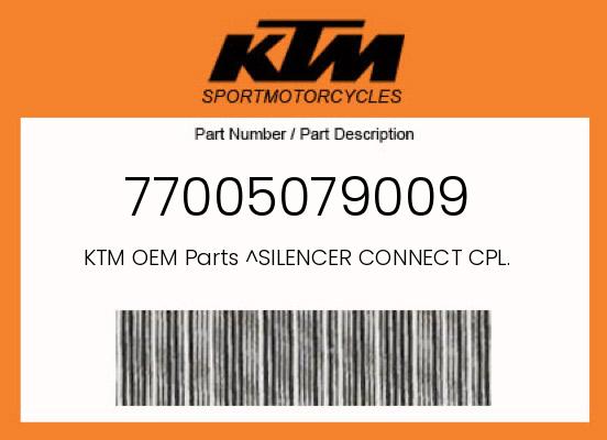 0 KTM OEM Part 77005079009