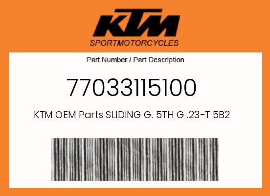 0 KTM OEM Part 77033115100