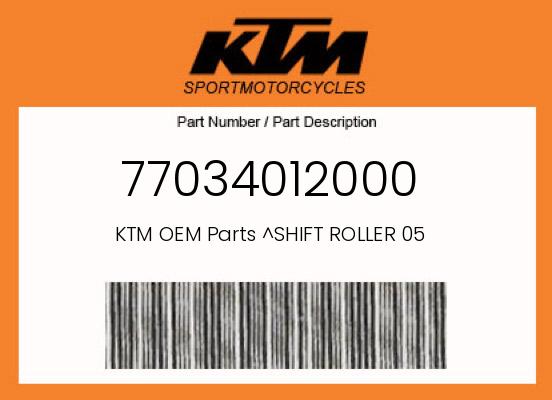 KTM OEM Shift Roller 2007-2013 250 SX-F & 250 XC-F/250 XCF-W - 77034012000 undefined