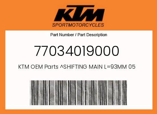 0 Husqvarna OEM Part 77034019000
