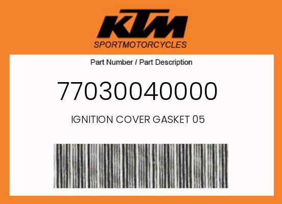 0 KTM OEM Part 77030040000