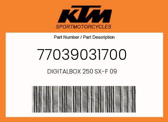 0 KTM OEM Part 77039031700