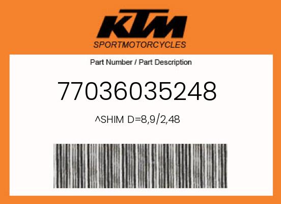 0 Gasgas OEM Part 77036035248